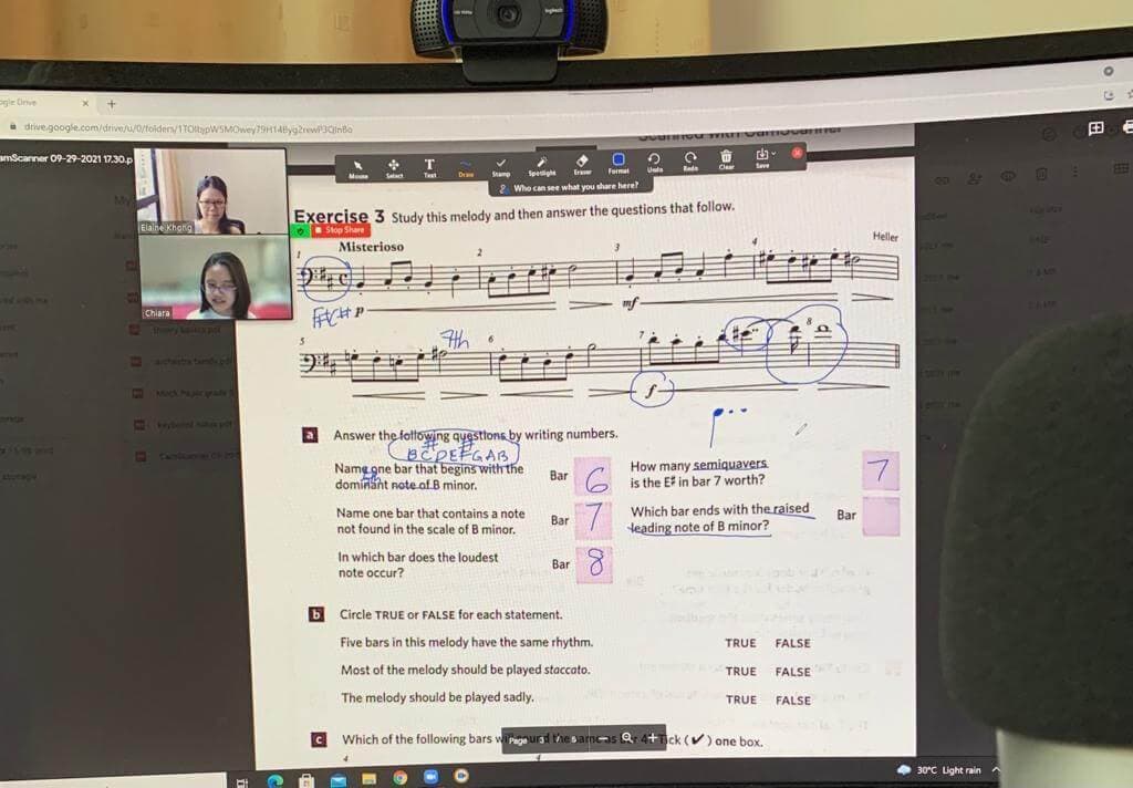 Illustration from Holiday Music Theory Lesson