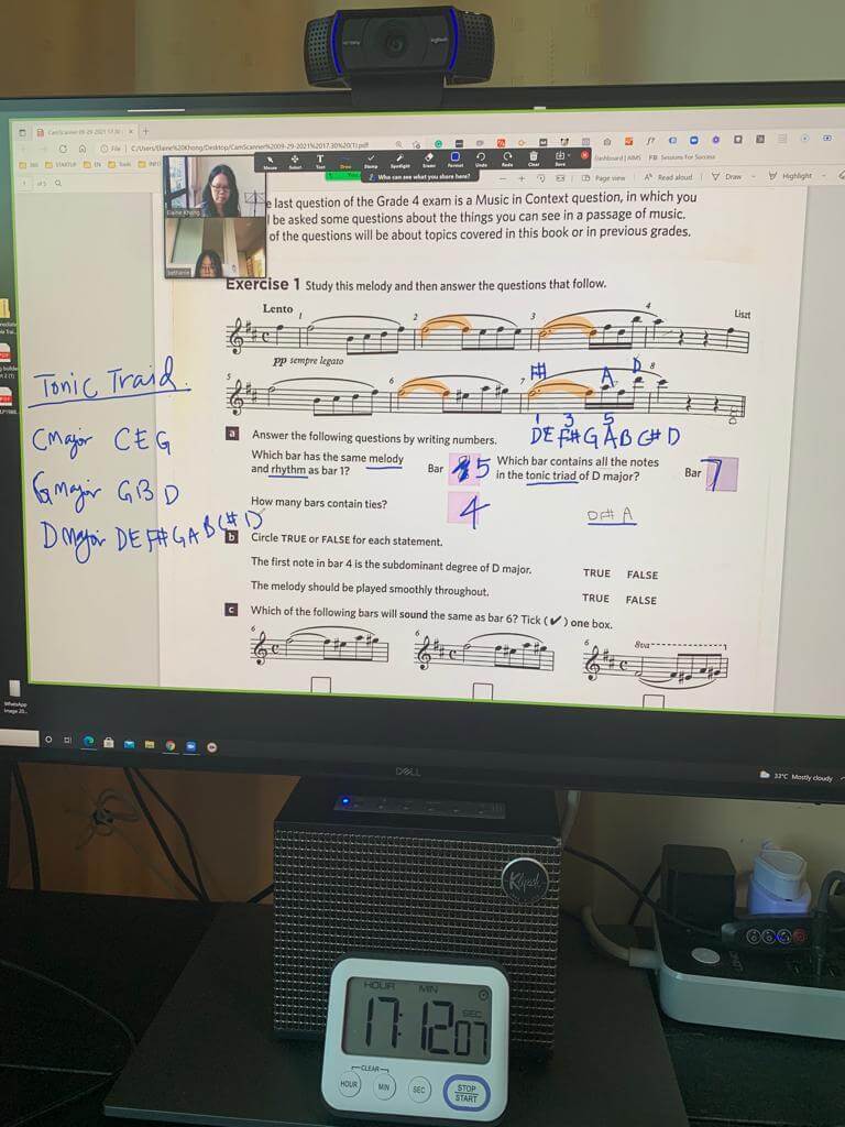 Illustration from Holiday Music Theory Lesson